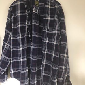 Brandy Melville Oversized Plaid Shirt.
